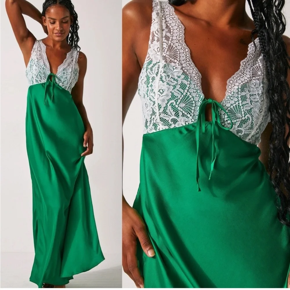 NWOT Free People Countryside Maxi Slip - Picture 1 of 4